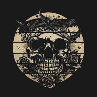 Vintage Skull Head - Ink Tattoo T-Shirt