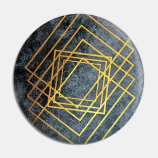 Rock Texture Golden Lines Pin