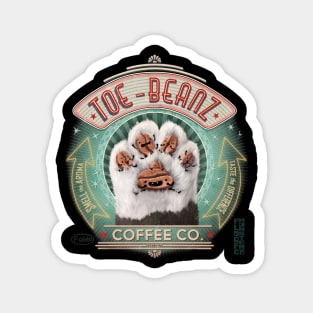 Toe Beanz Coffee Co T Shirt Magnet