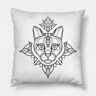 Linework cat design Pillow