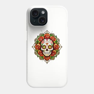 El Dia de los Muertos Day of the Dead Sweet Skull Halloween Phone Case