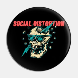 social distortion Pin