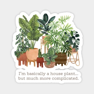 I'm basically a house plant Magnet