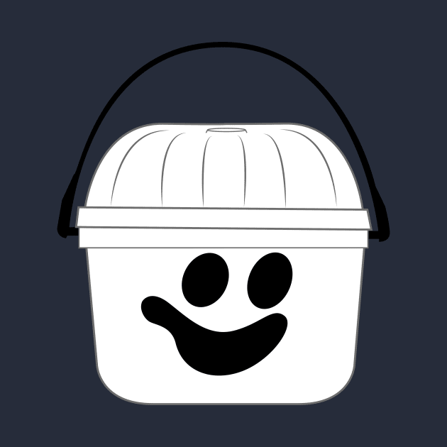 Halloween McBoo Pail | Ghost Full Color by looeyq