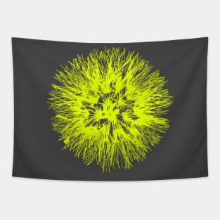 Make A Wish Dandelion Illustration In Yellow Tapestry