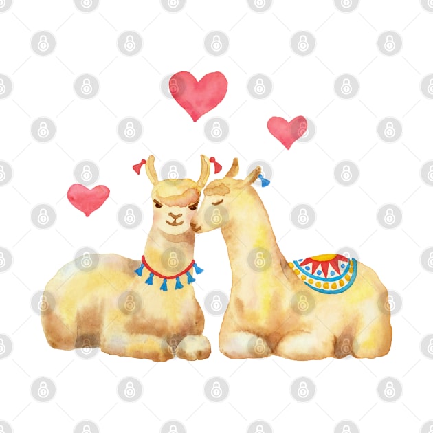 Llamas in love 2 by nadyabasos