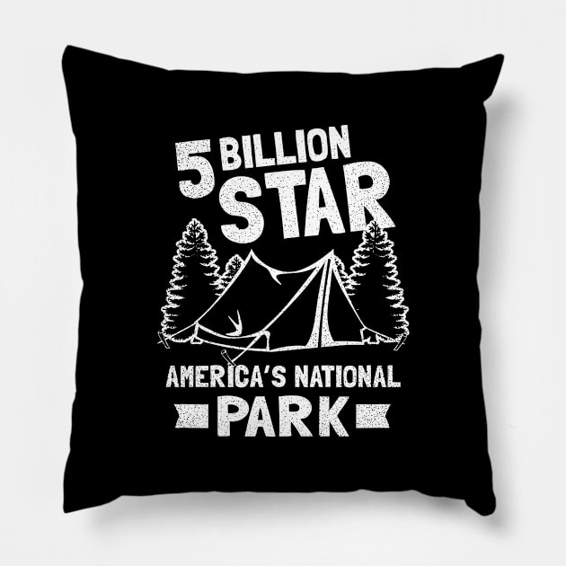 Five Billion Star Hotel Shirt | Camping Gift Pillow by Gawkclothing