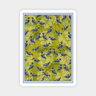 Tui Bird Pattern Magnet