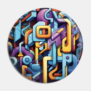 Graffiti Fusion Flow Pin