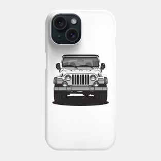 1996 - 2006 TJ Black and White Phone Case