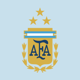 Argentina Football Team With Three Stars T-Shirt