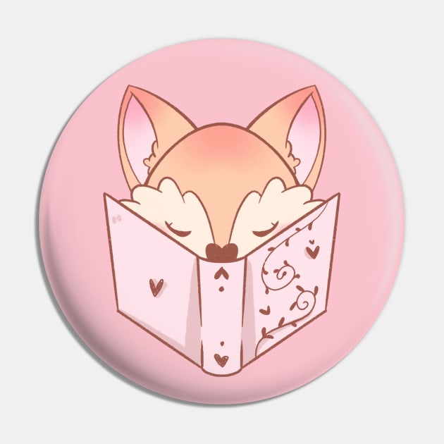 Reading Fox Pin by Four Seasons Fox