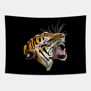 Tiger Head-Vector design Tapestry