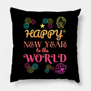 Happy New Year to The World Pillow