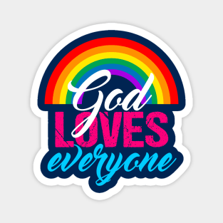 God Loves Everyone Magnet