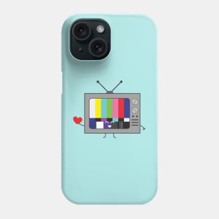 Retro TV | by queenie's cards Phone Case