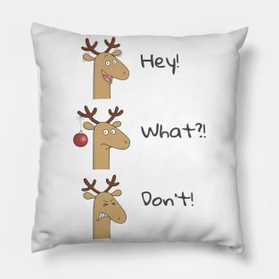 Deer Emotions Pillow