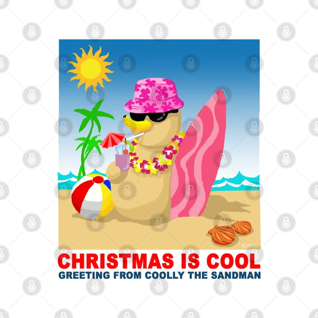 Christmas is cool, Greeting from coolly the Sandman by NewSignCreation