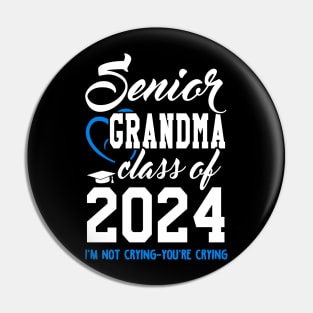 Class of 2024 Grandmother Senior Gifts Funny Senior Grandma Pin