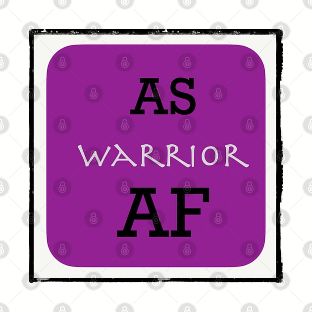 Ankylosing Spondylitis warrior AF by ErinBrieArt