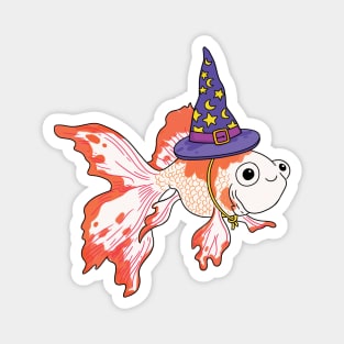 Goldfish Wizard Magnet