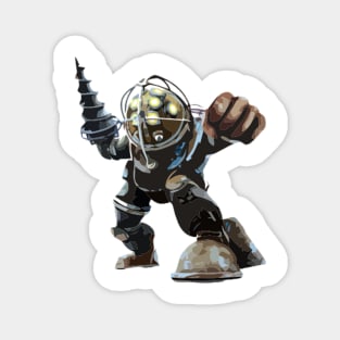 Big Daddy Bioshock Painting Magnet