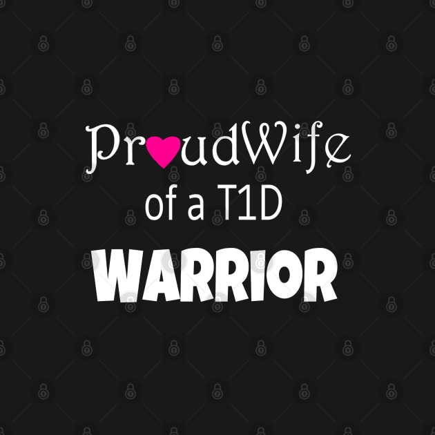 Proud Wife - White Text - Pink Heart by CatGirl101