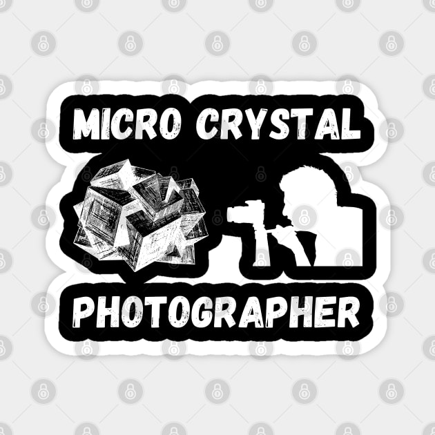 Micro Crystal Photographer Magnet by maxdax