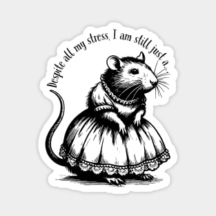 Rat In A Dress Magnet