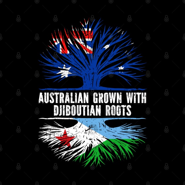 Australian Grown with Djiboutian Roots Australia Flag by silvercoin