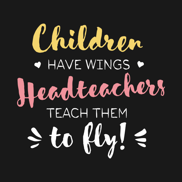 Headteacher Gifts - Beautiful Wings Quote by BetterManufaktur