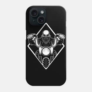 Skeleton biker Phone Case