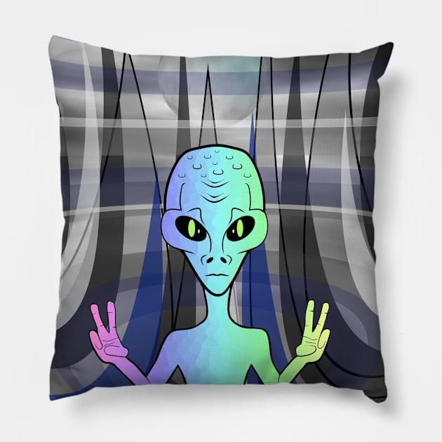 ALIENS Exist Invasion Pillow by SartorisArt1