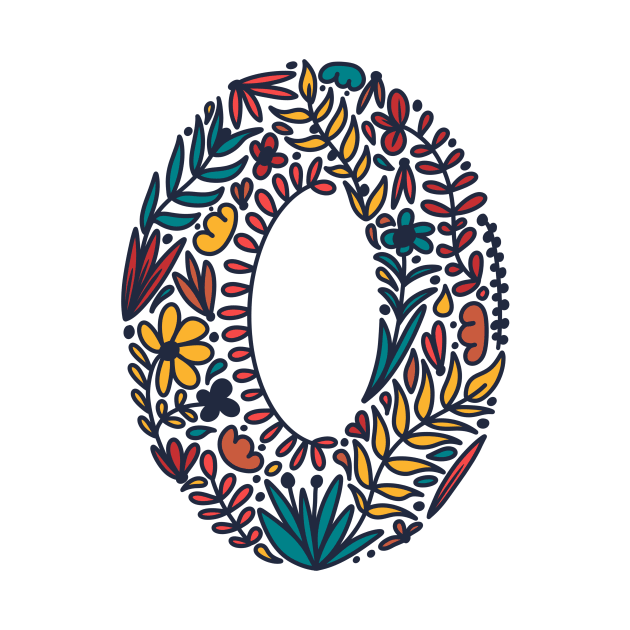 Tropical Letter O by Cascade Patterns