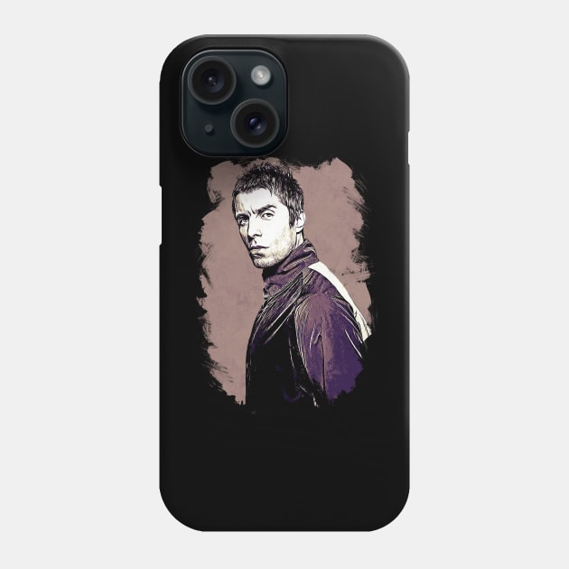 Liam Gallagher Vexel Artwork Phone Case by Rezronauth