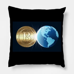 Bitcoin Concept Pillow