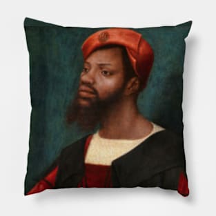 Portrait of Christophle le More Pillow