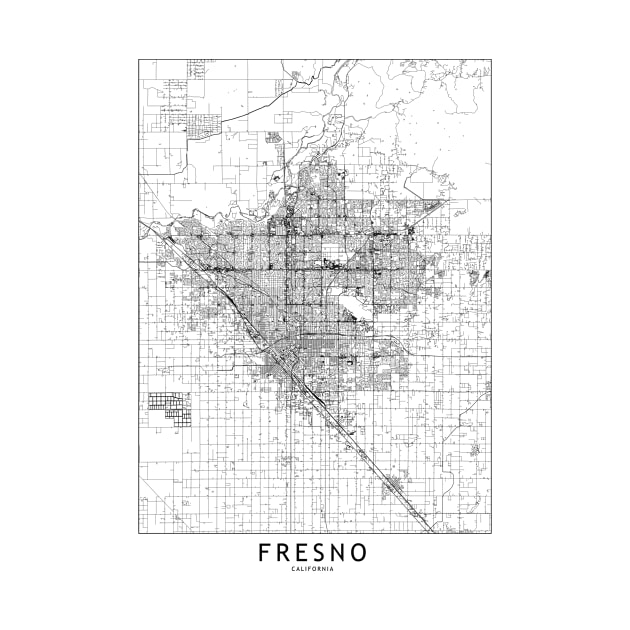 Fresno Map by multipliCITY