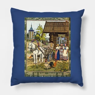 The Feather of Finist the Falcon - Ivan Bilibin Pillow