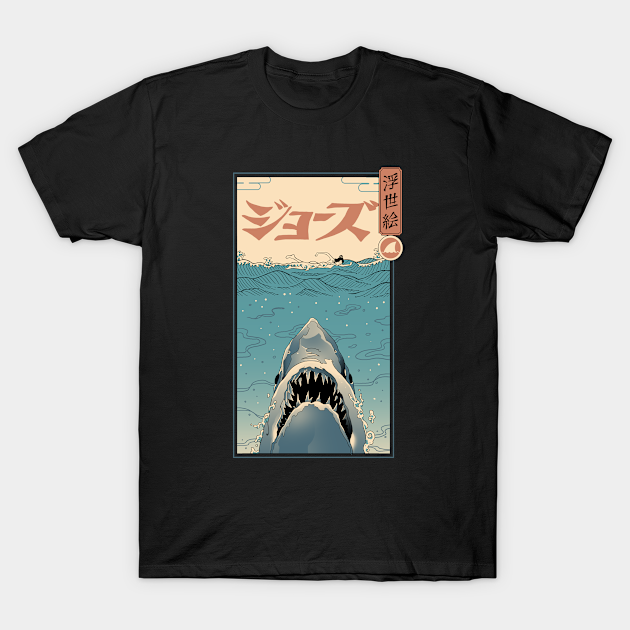 Shark Ukiyo-e - Shark - T-Shirt