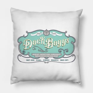 Dock Boggs Old Time Music T-Shirt Pillow