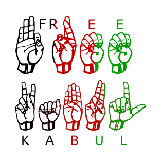 Free Kabul ASL T-Shirt