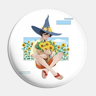 Sunflower Boy Pin