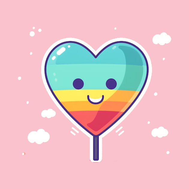 Love Heart Rainbow Pride by Yamabushi's Kawaii Store