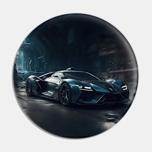 Underground Velocity Sports Car Pin