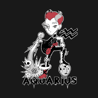 Creepy Cute Zodiac - Aquarius 1.0 T-Shirt