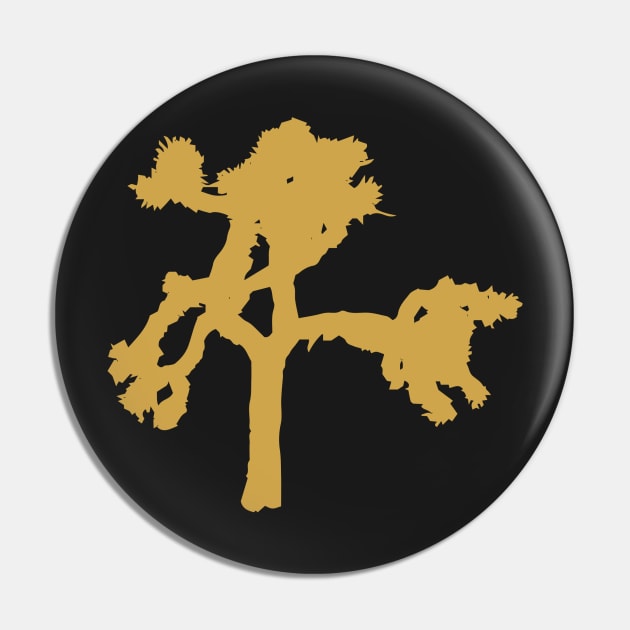 U2 - Joshua Tree Silhouette Pin by Rad Love