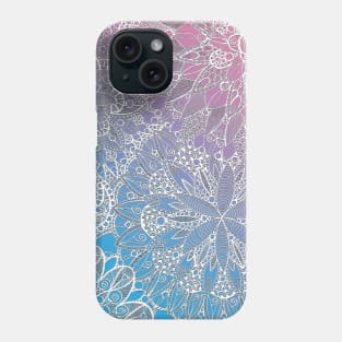 Blue and Pink Mandala Pattern Phone Case