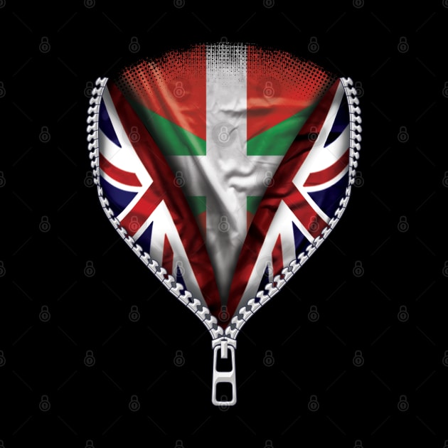 Basque Flag  Bilbao Flag zipped British Flag - Gift for Basque From Bilbao by Country Flags