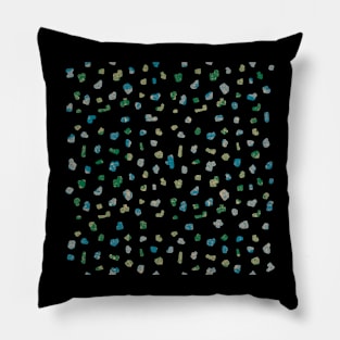 Delicate Retro Blocks Pillow